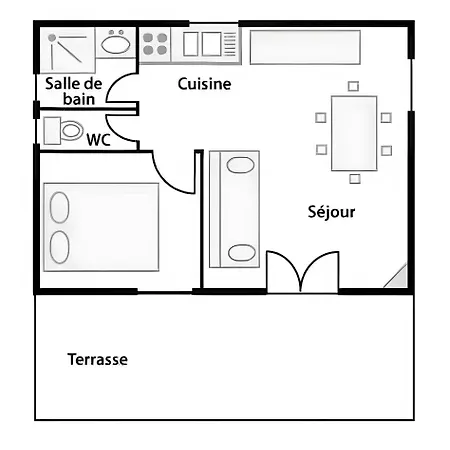 Bleu - Piscine Partagee Chalet Darbres